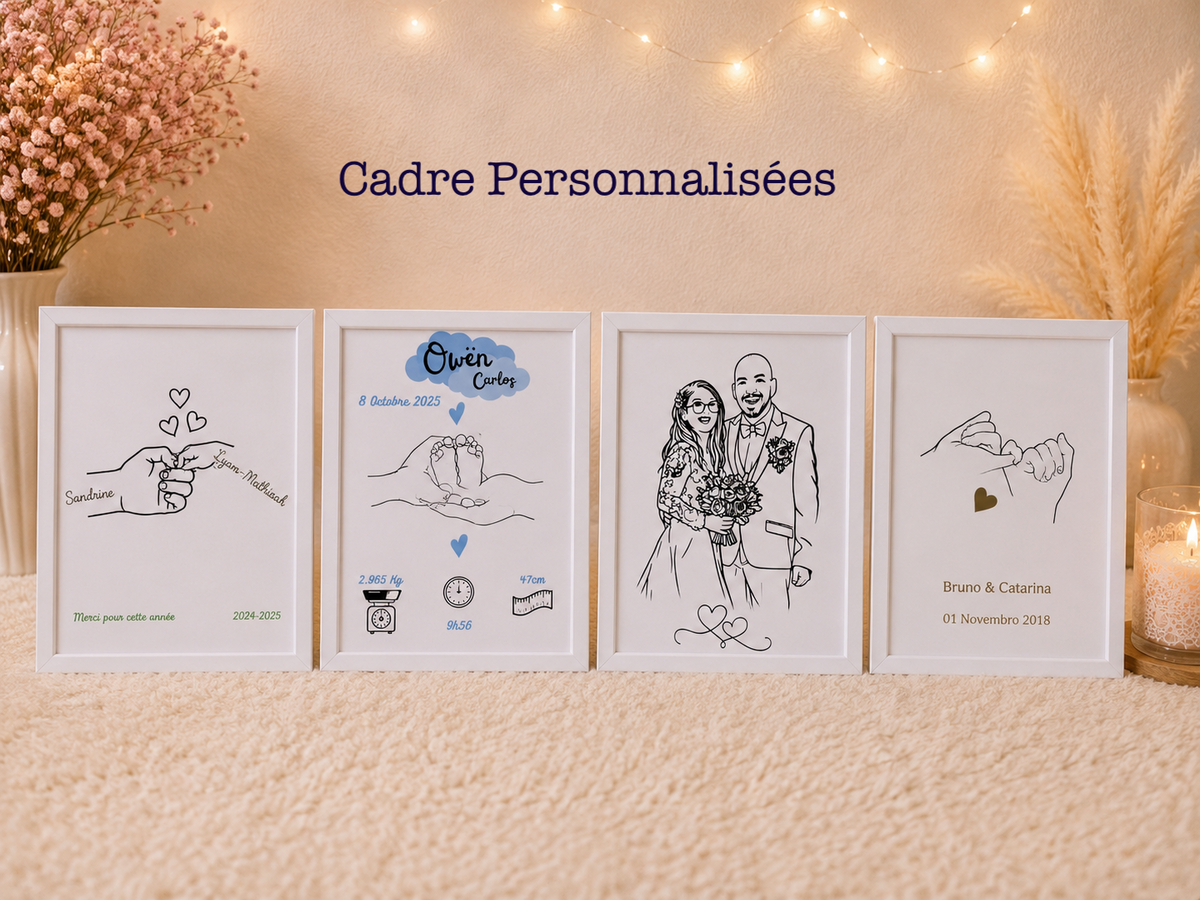Cadre personnalisées