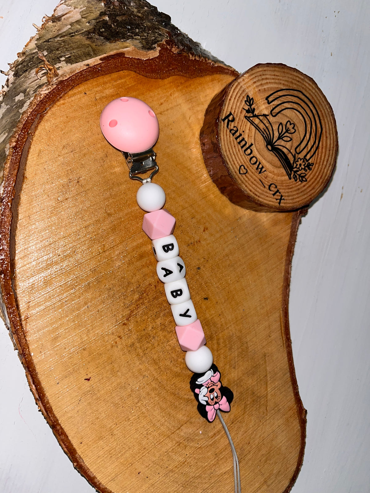 Attache tétine Minnie simple