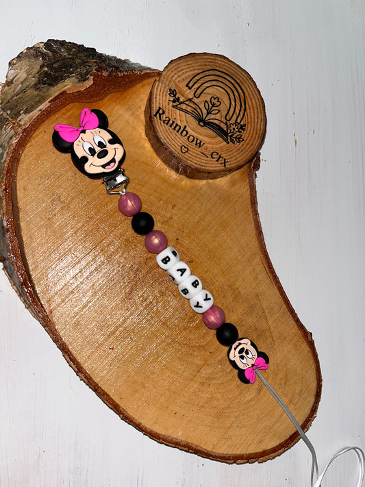 Attache tétine Minnie